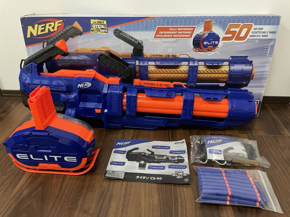 Yahoo!オークション - 中古品 電動玩具 ナーフ エリート タイタン CS-5