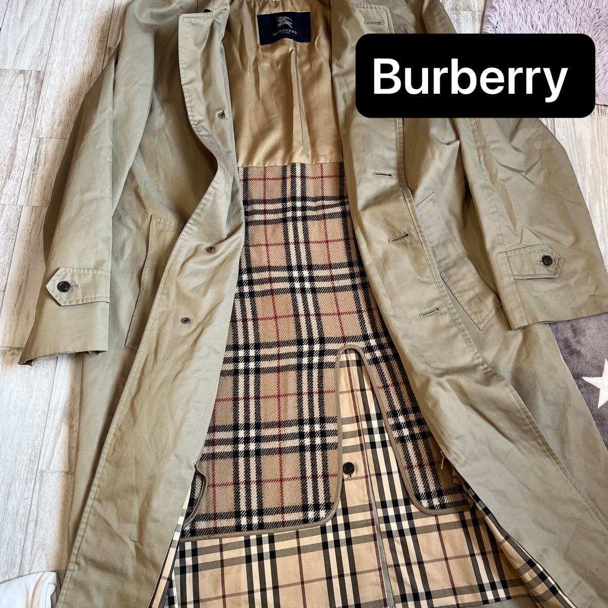 BURBERRY LONDON バーバリー ロンドン トレンチコート ステンカラー