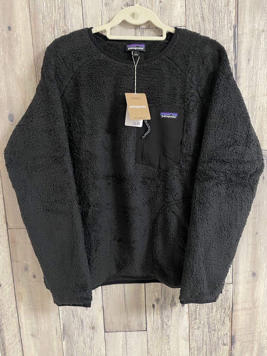 パタゴニア 国内正規品 メンズL ブラック ロスガトスクルー 黒｜Yahoo