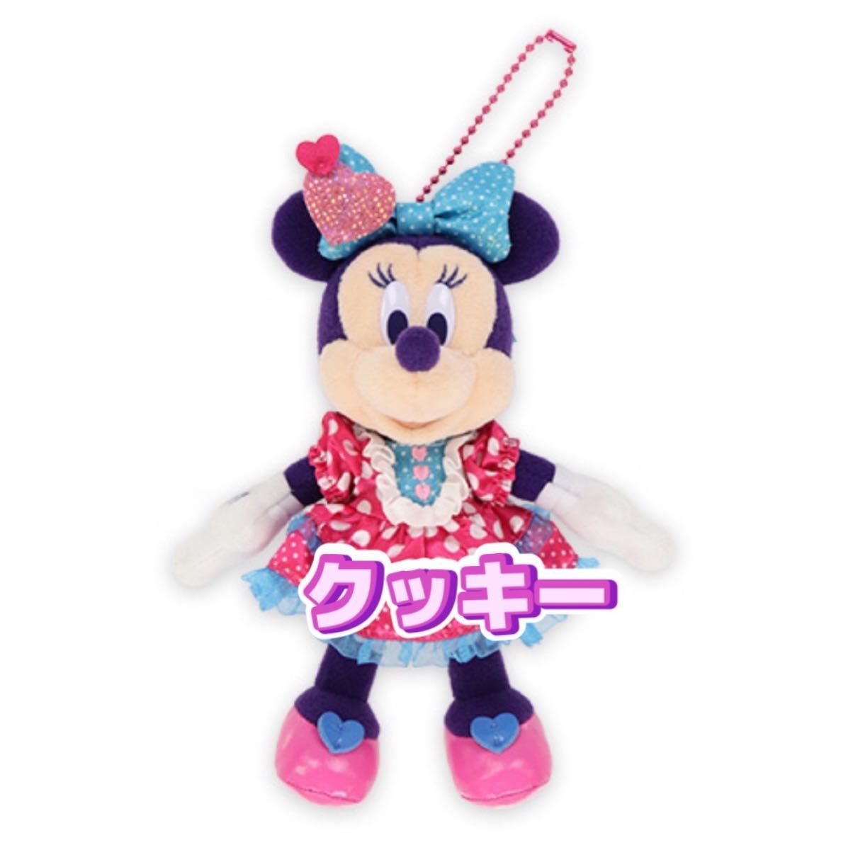 新発売 ディズニー限定 ミニー ぬいぐるみバッジ ぬいば ミニー