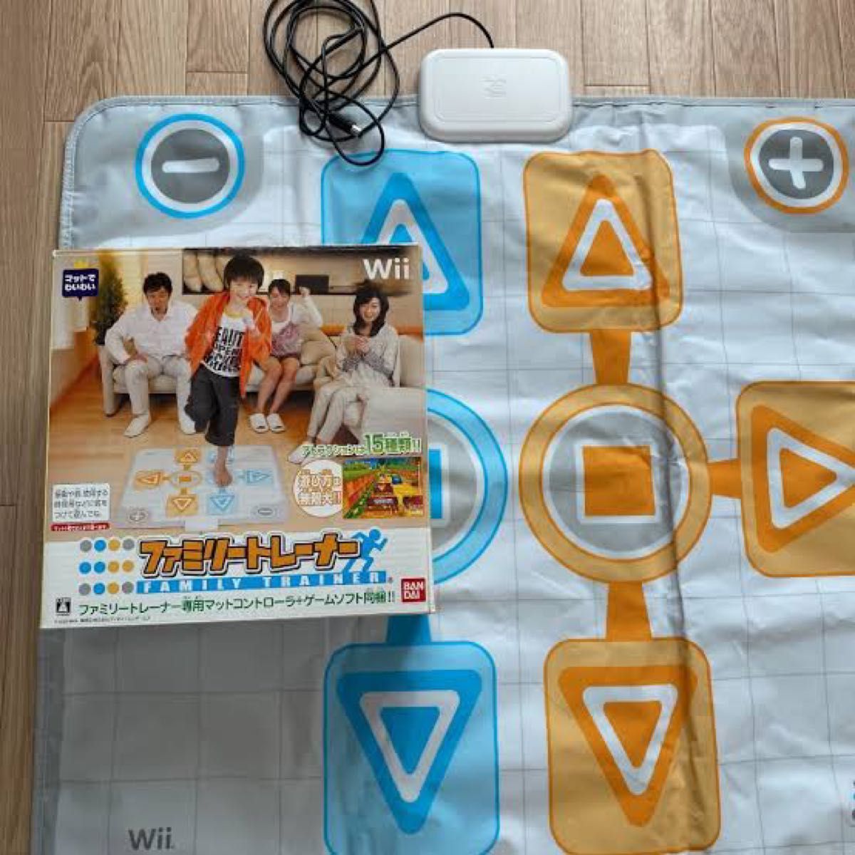 Wii】 ファミリートレーナー 専用マットコントローラとソフト｜Yahoo