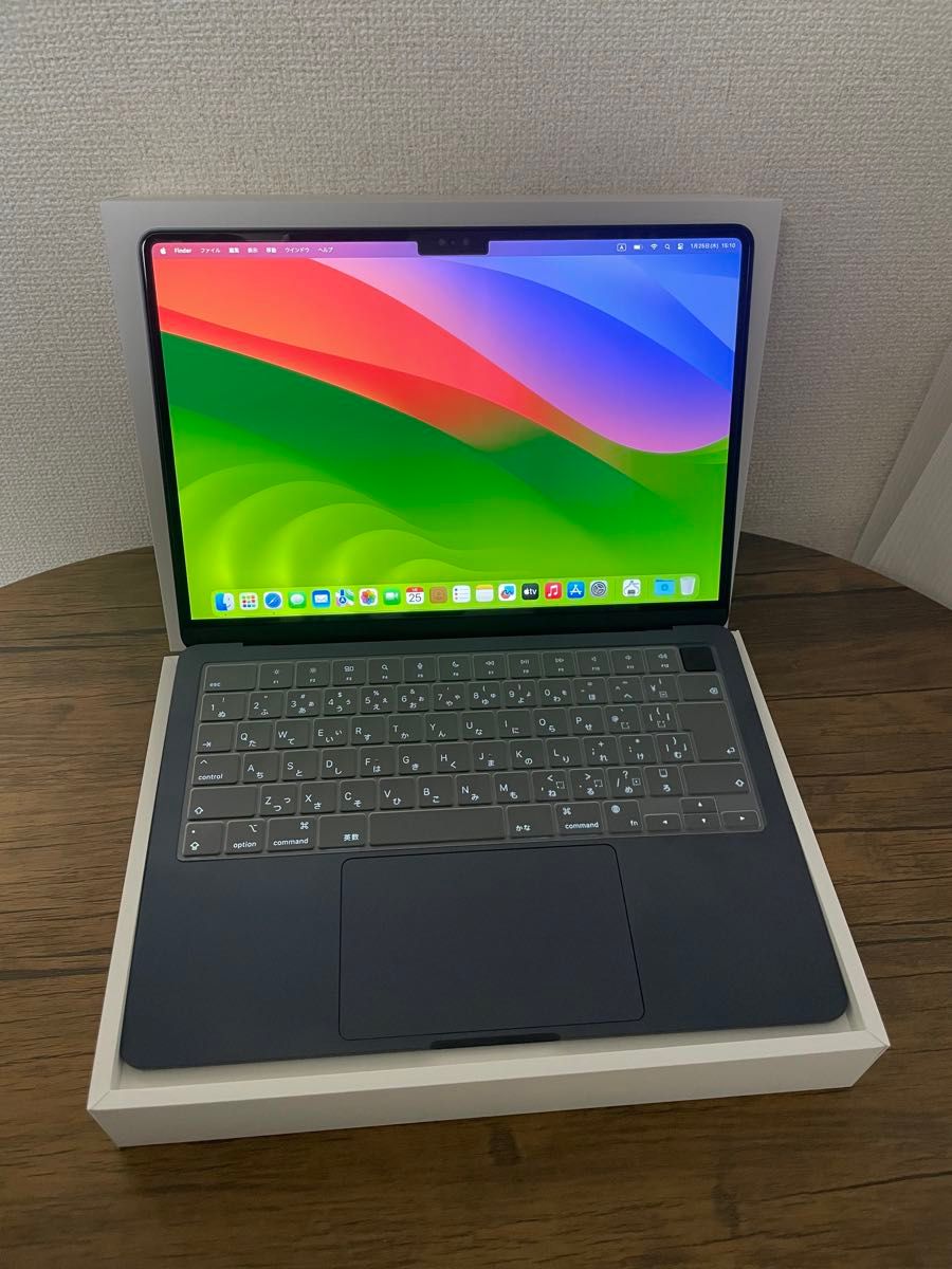 超美品】MacBook Air M2 13 6インチ SSD 256GB メモリ8GB ミッドナイト