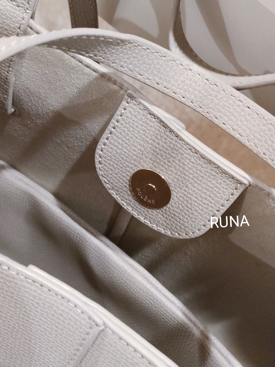 POLENEポレーヌ Cyme Mini トープテクスチャード 極美品｜Yahoo!フリマ