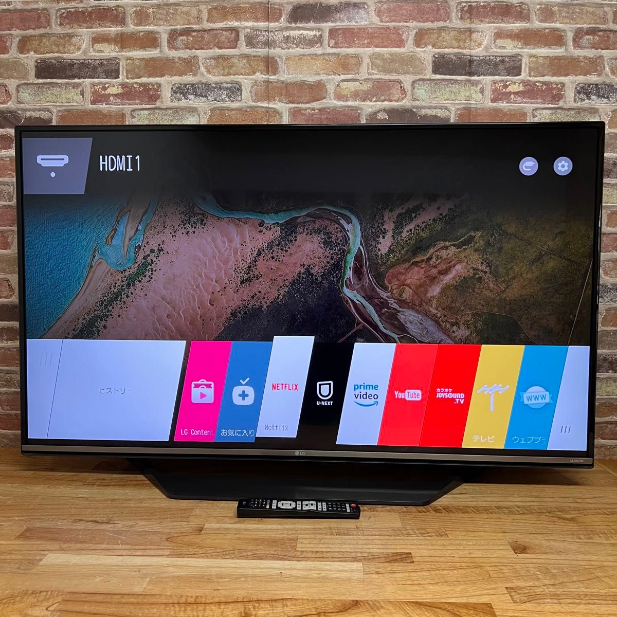 LG 43インチ 4K 液晶テレビ 43UF7710 WebOS 外付けUSB HDD 裏番組録画