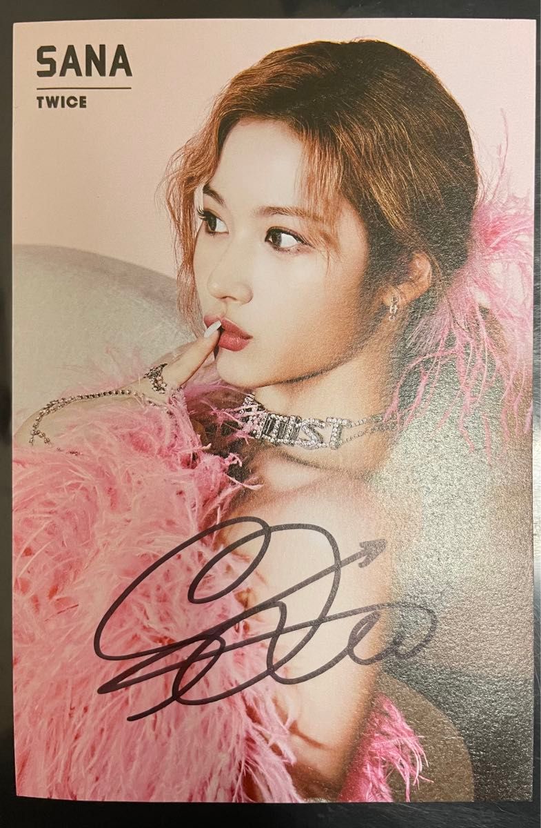 TWICE サナ サイン 直筆 写真 2Lサイズ Amazon.co.jp: サナ直筆サイン