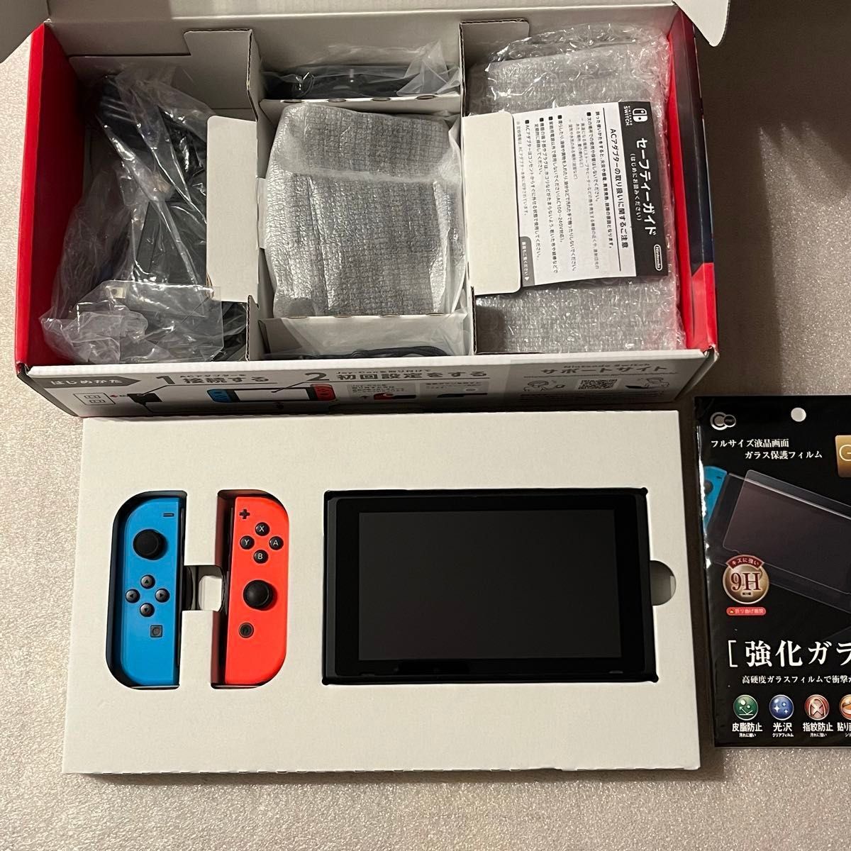 完品 Nintendo Switch バッテリー強化版 ネオン おまけ付き｜Yahoo