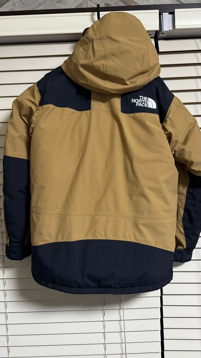 ノースフェイス マウンテンダウンジャケット S ユーティリティブラウン
