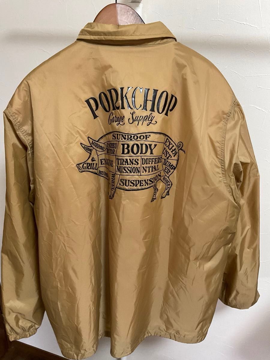 早いもの勝ちです キムタク着 PORKCHOP ボアコーチジャケット XL 試着