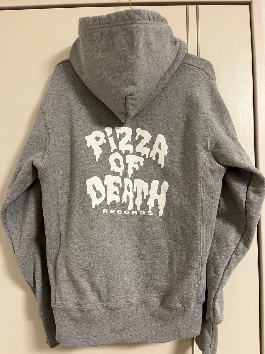 PiZZA OF DEATHピザオブデスパーカー ピザパーカー グレー Mサイズ