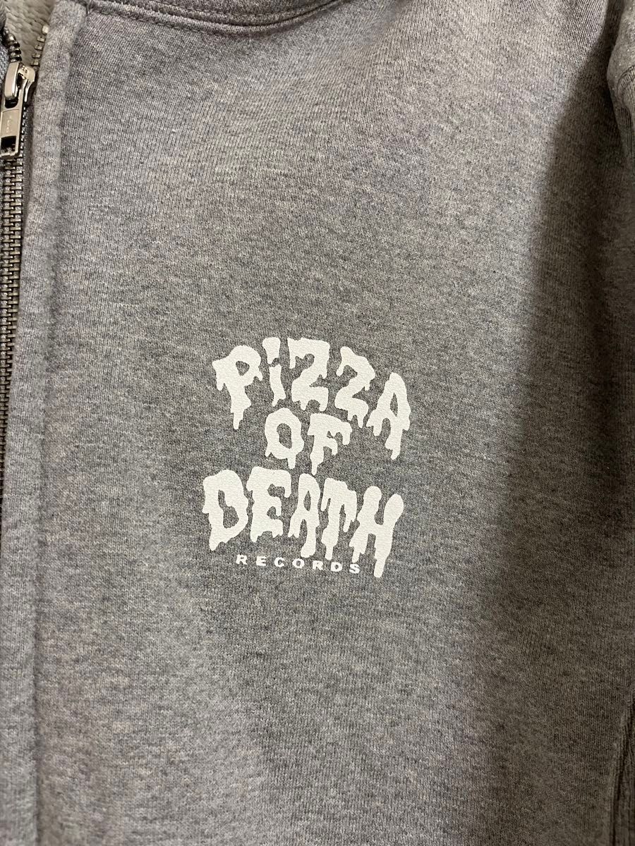 PiZZA OF DEATHピザオブデスパーカー ピザパーカー グレー Mサイズ