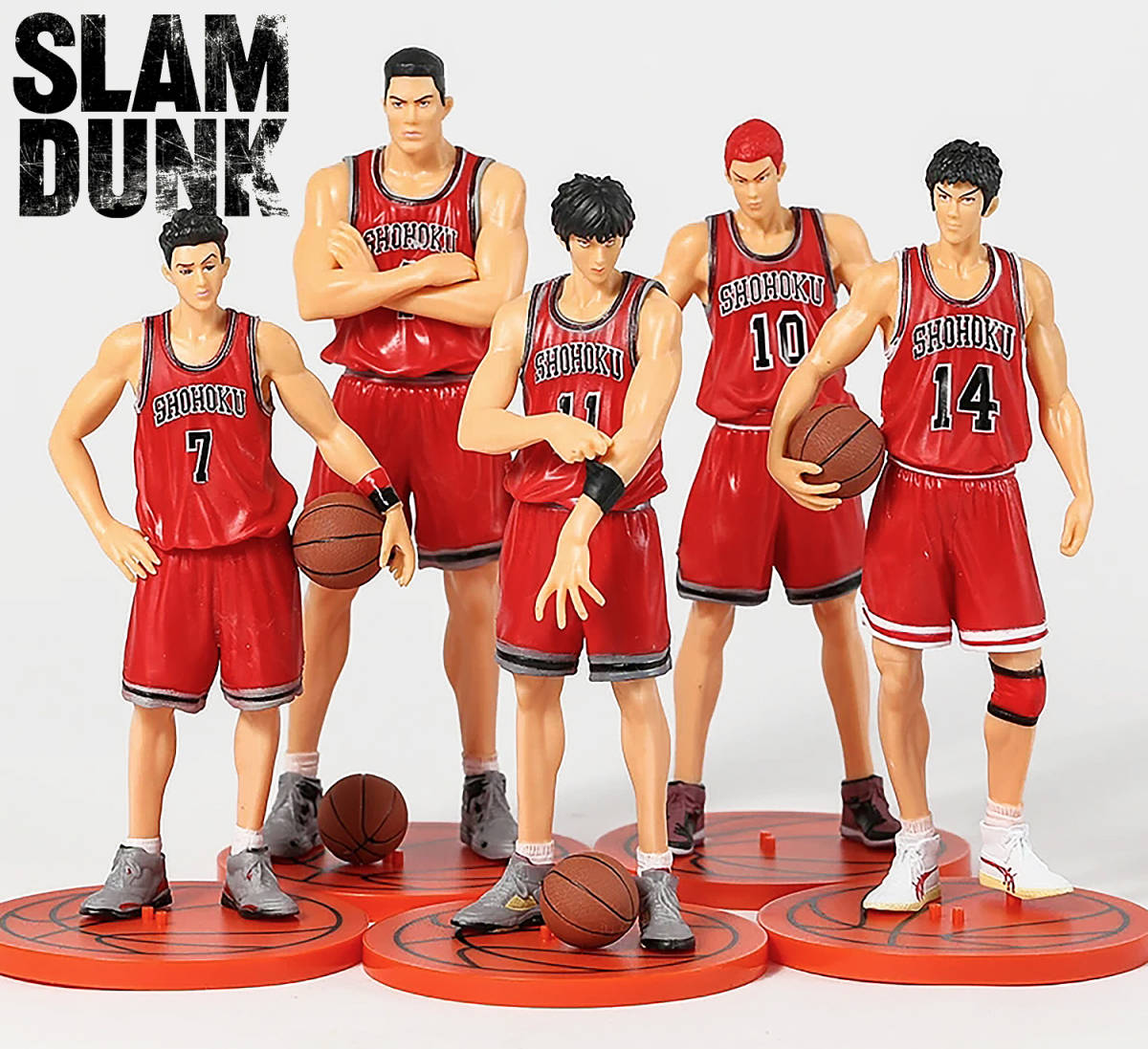 早い者勝ち】スラムダンク フィギュア 湘北メンバー 5体セット 桜木