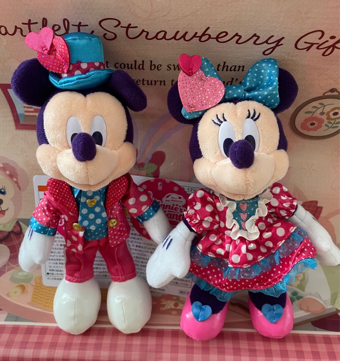 ミッキー ミニーぬいぐるみバッジ パルパルーザ ミニー ファン