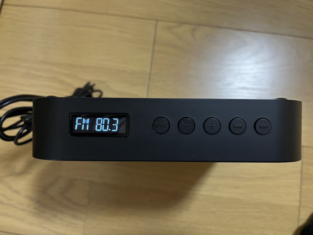 無印良品／壁掛式CDプレーヤー・リモコン付／ブラック／限定」 送料込