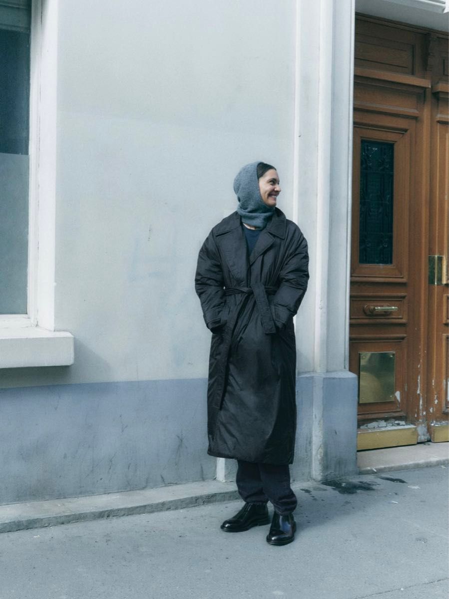 新品タグ付18000円 ZARA ザラ キルティングロングコート XS｜Yahoo