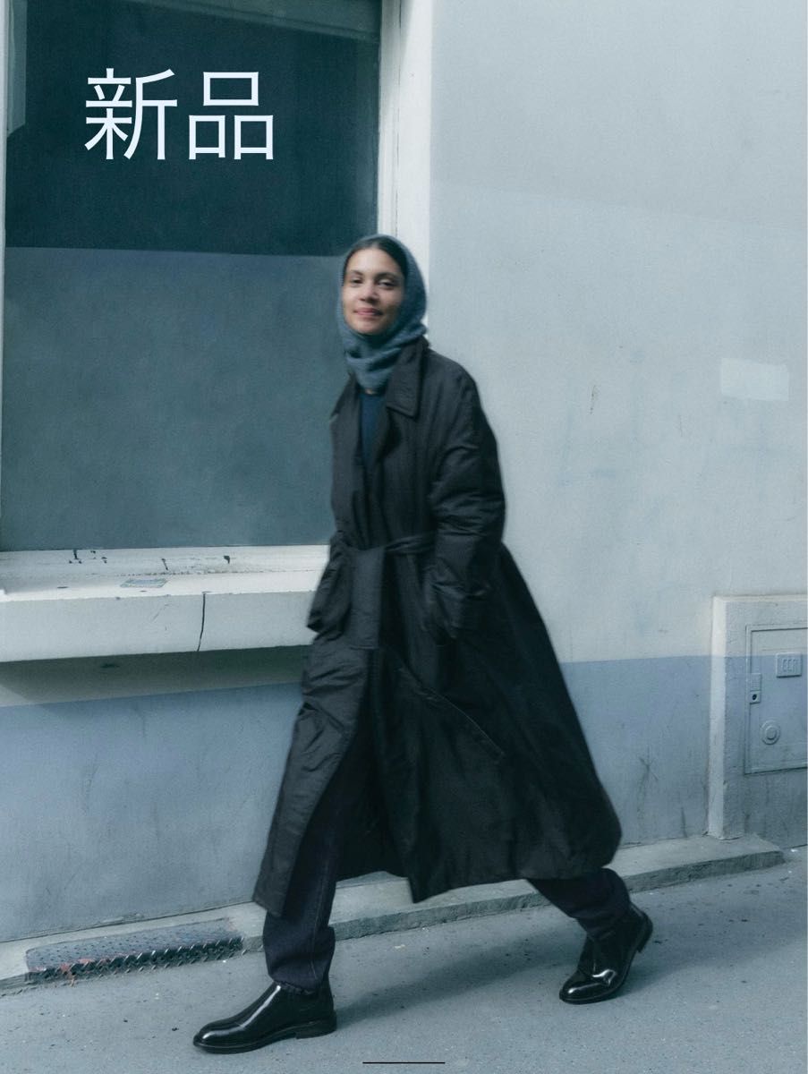 新品タグ付18000円 ZARA ザラ キルティングロングコート XS｜Yahoo