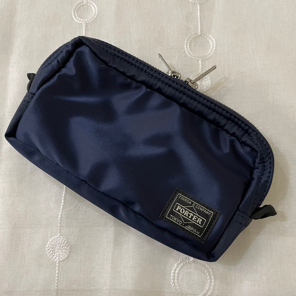 未使用品 ヘッドポーター タンカー ポーチ ペンケース ネイビー 紺色