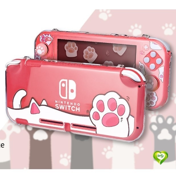 透明ケース 猫 肉球】Switch Lite ケース スイッチライト カバー