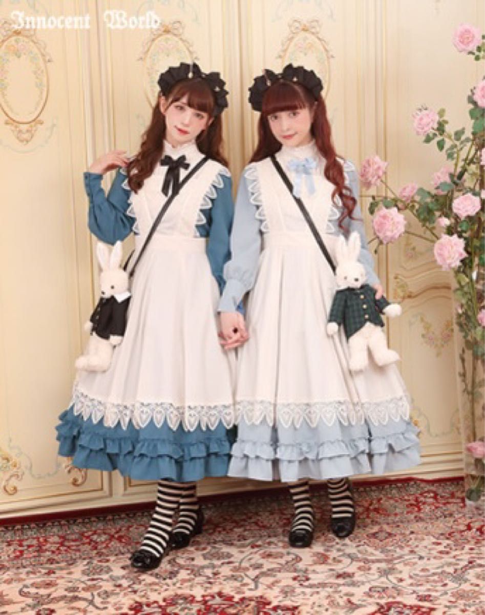 イノセントワールド 大人アリス スタンドカラー ワンピース Mサイズ