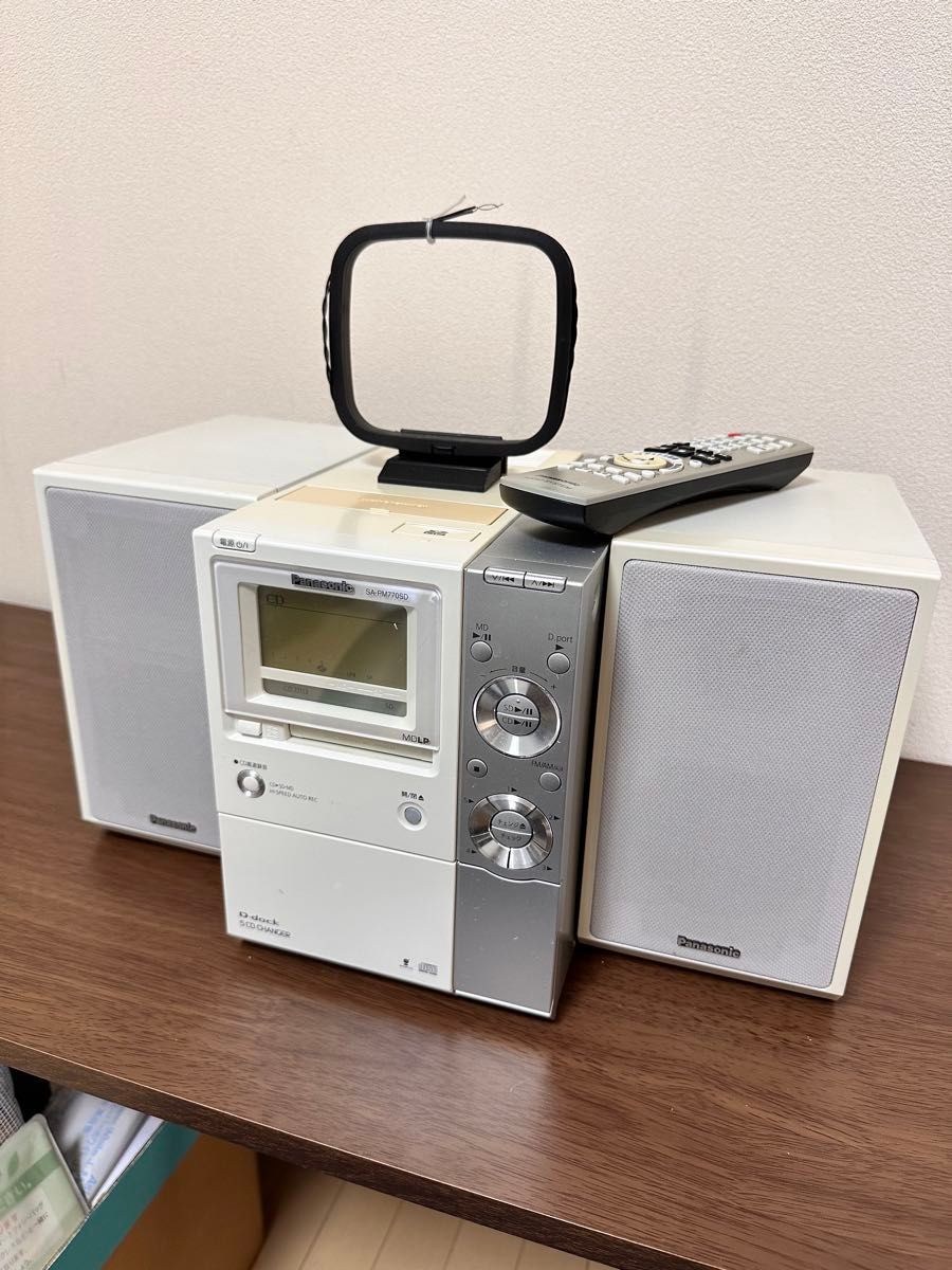 パナソニック Panasonic SC-PM770SD 5連CD MD (sa-pm770) ミニコンポ