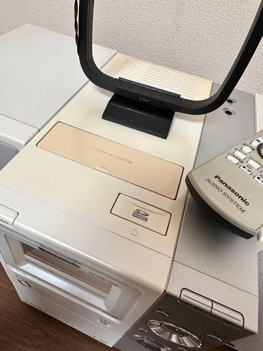 パナソニック Panasonic SC-PM770SD 5連CD MD (sa-pm770) ミニコンポ