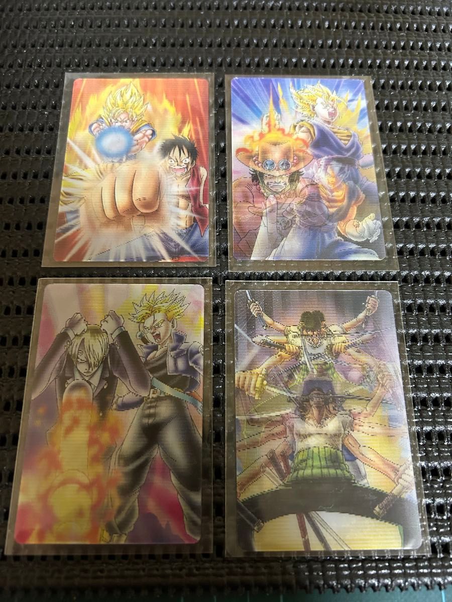 ジャンプ40周年 ドラゴンボール×ワンピース コラボカード 4種｜Yahoo