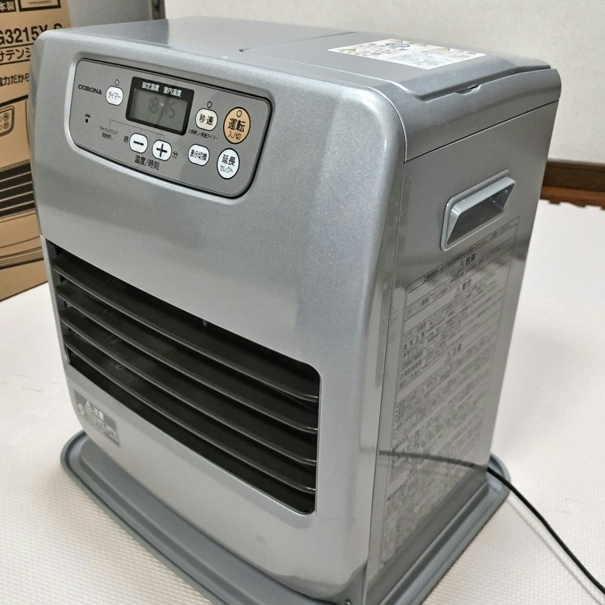 値下げ 美品 コロナ CORONA 石油ファンヒーター FH-G3215Y シルバー