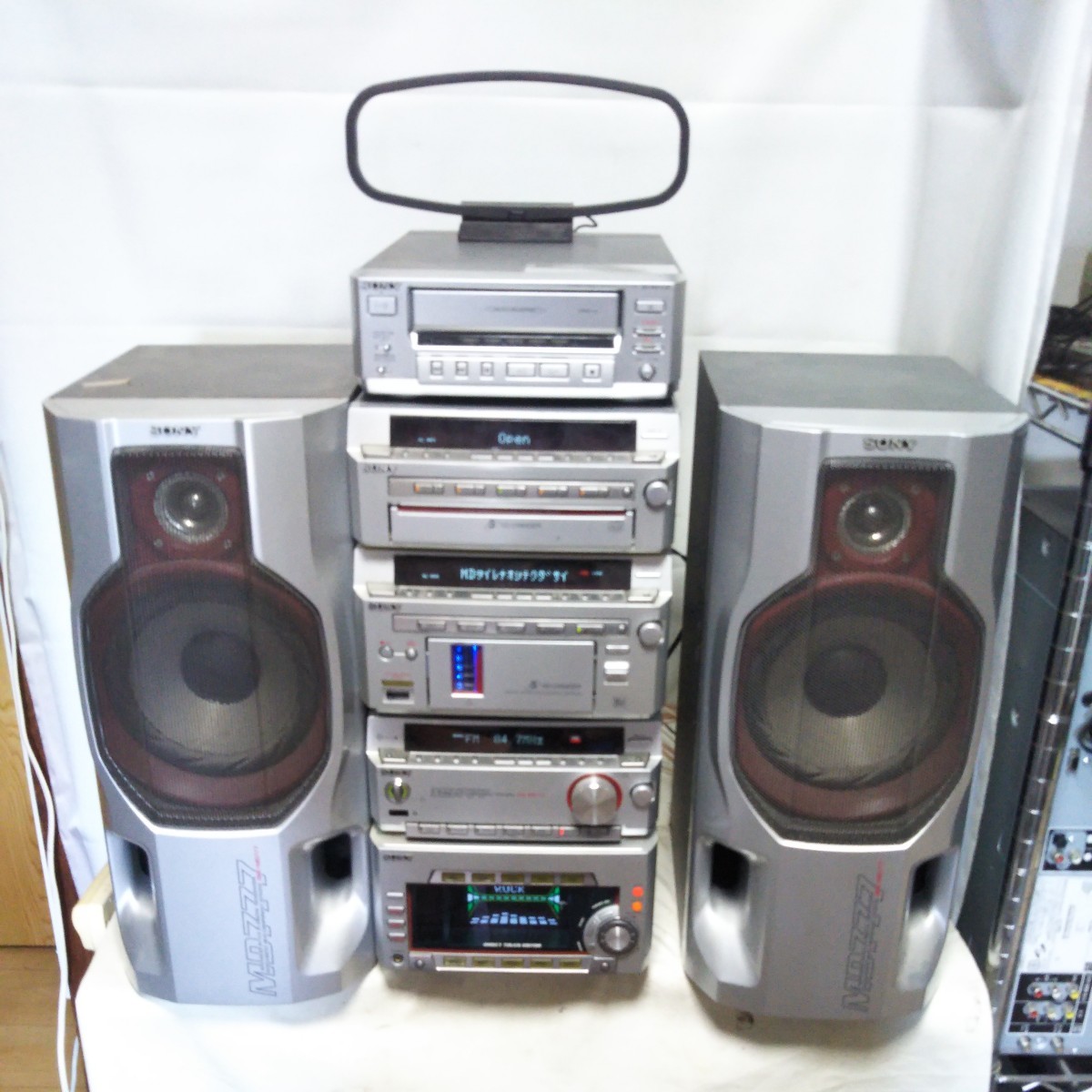 送料無料(棚M3078)SONY ソニー システムコンポ STR-MD777 HMC-MD777 TC