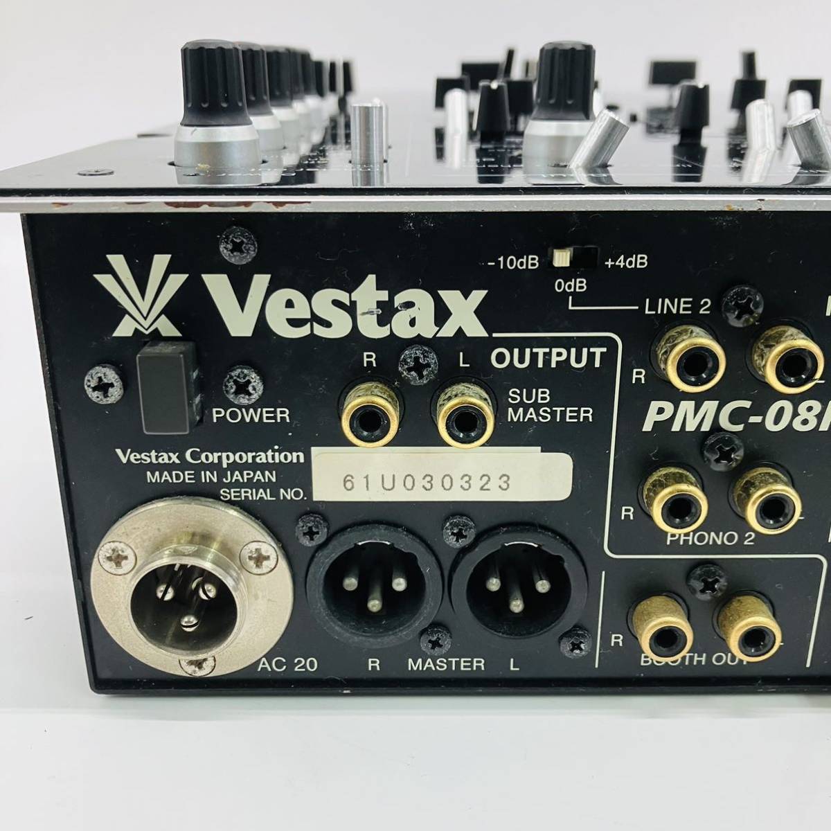 VESTAX PMC-40 完全ジャンク 通電OK 部品取り 音出しok VESTAX PMC-40
