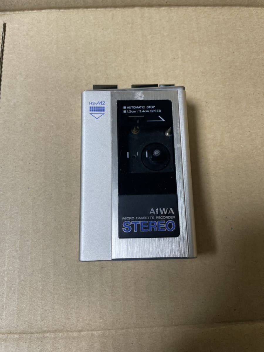 Yahoo!オークション - ⑤ 希少 AIWA HS-M2 ステレオ マイクロカセット