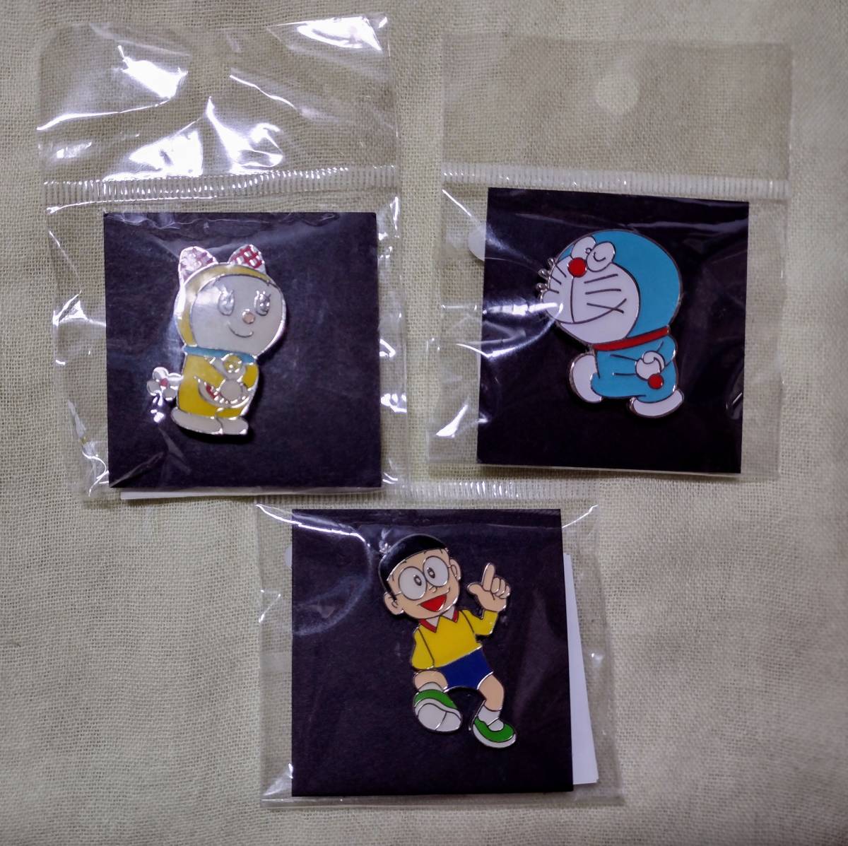 ドラえもん のび太 ピンズ(ドラミちゃんピンズおまけ付) 藤子F不二雄