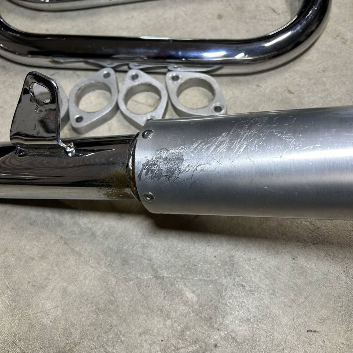 送料無料 ゼファー400/ゼファーχ ゼットファーザー製 コブラツイスト管