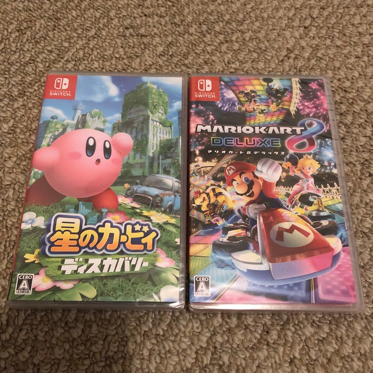任天堂スイッチ未開封ソフト カービィ ディスカバリー マリオカート