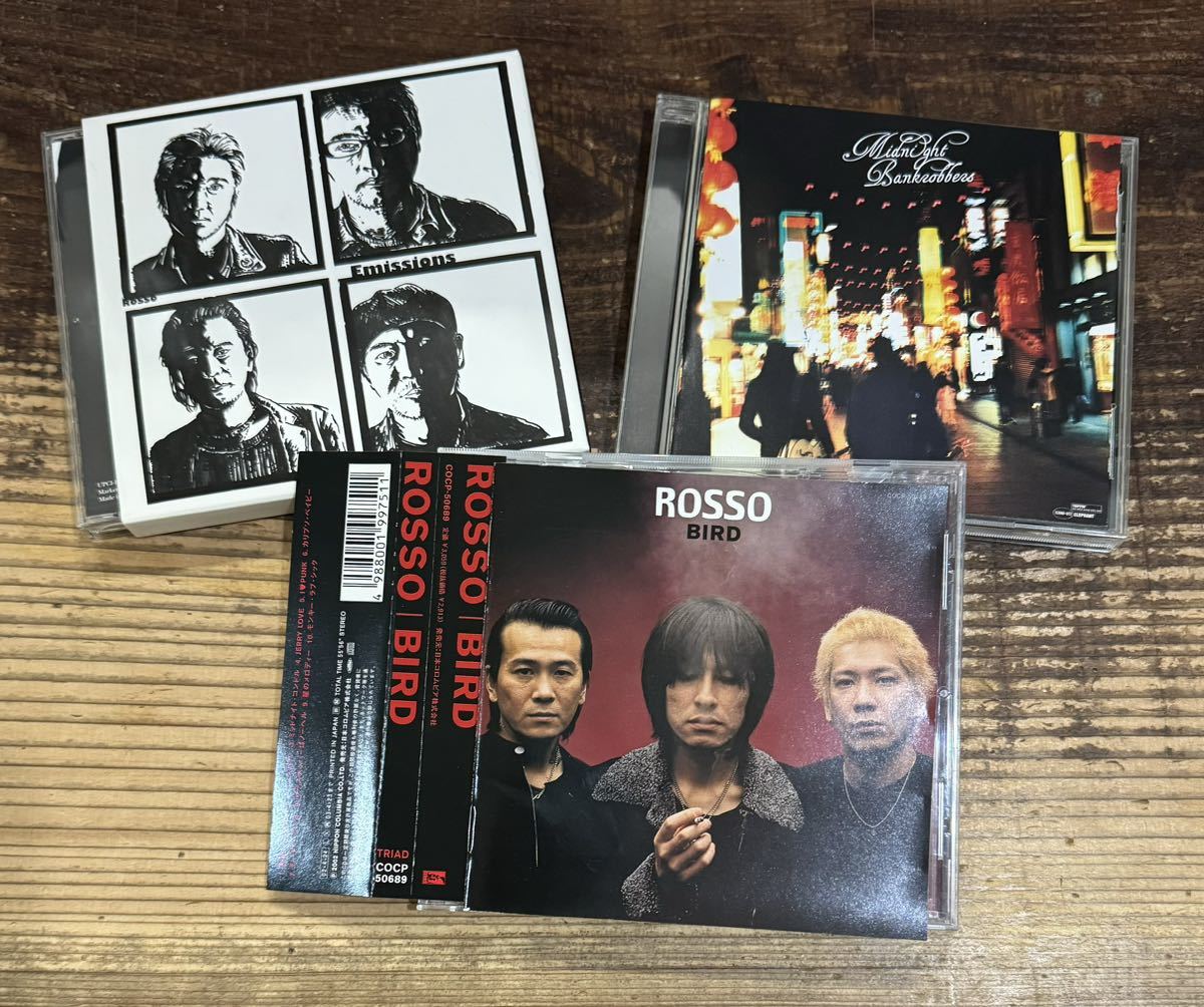 CD3枚セット】ROSSO Midnight Bankrobbers BIRD EMISSIONS 初回 ミニ