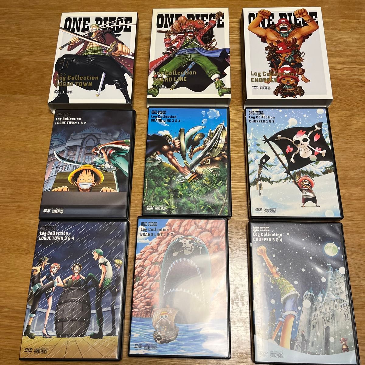 ONE PIECE Log Collection ワンピース ログコレクション DVD 全9巻(1話