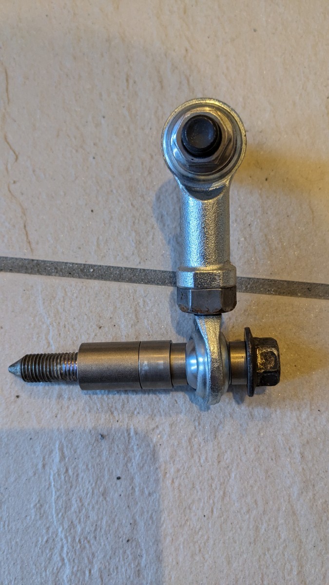 自作 ショート リヤ スタビリンク ピロボール 86 BRZ ZN6 ZC6 WRX