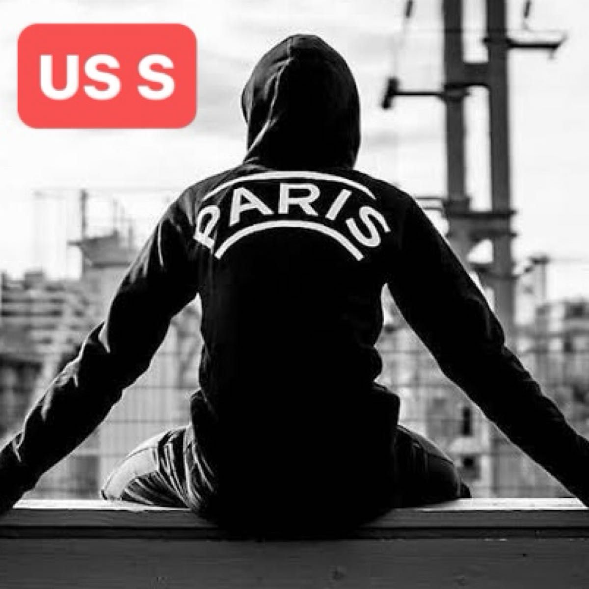 PSG パリ・サンジェルマン ジョーダン 1st パーカー 黒 S 入手困難