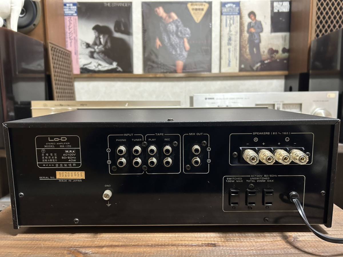 Yahoo!オークション - 【完動品】日立HITACHI LO-D プリメインアンプ H