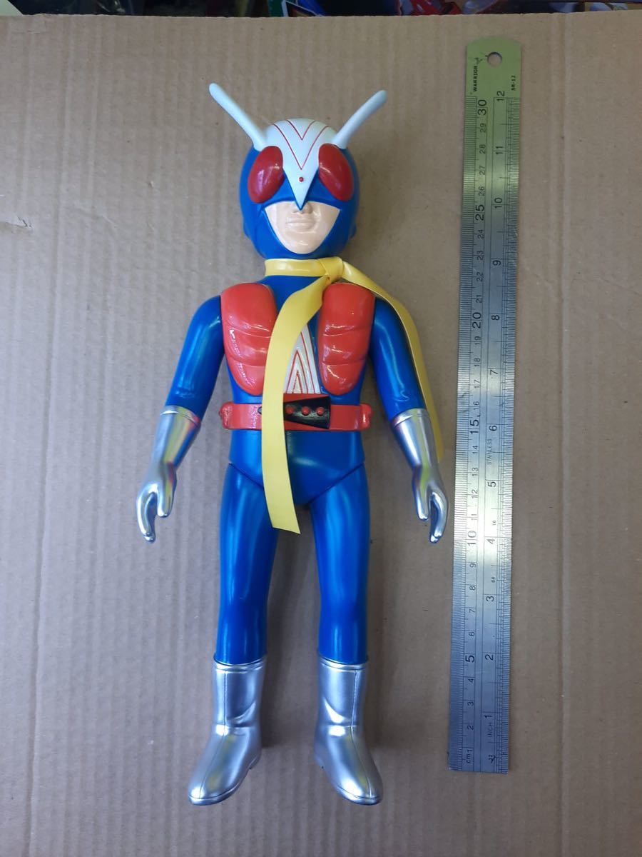 Yahoo!オークション - 海外版 ライダーマン ソフビ人形 仮面ライダー