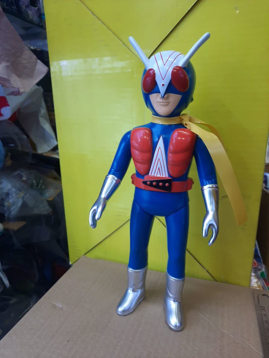 Yahoo!オークション - 海外版 ライダーマン ソフビ人形 仮面ライダー