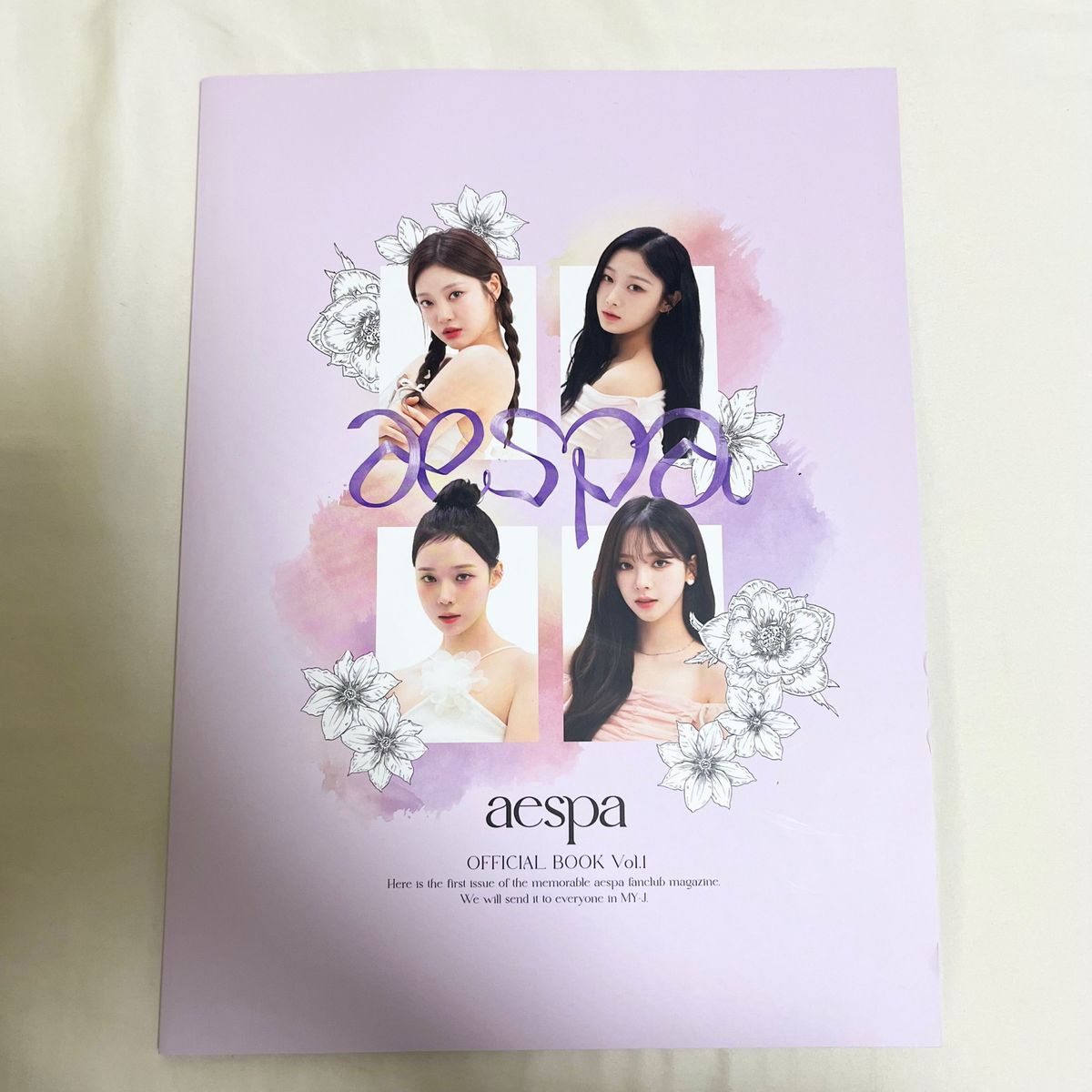 aespa エスパ official book Vol 1 MY FC ファンクラブ 会報誌 カリナ