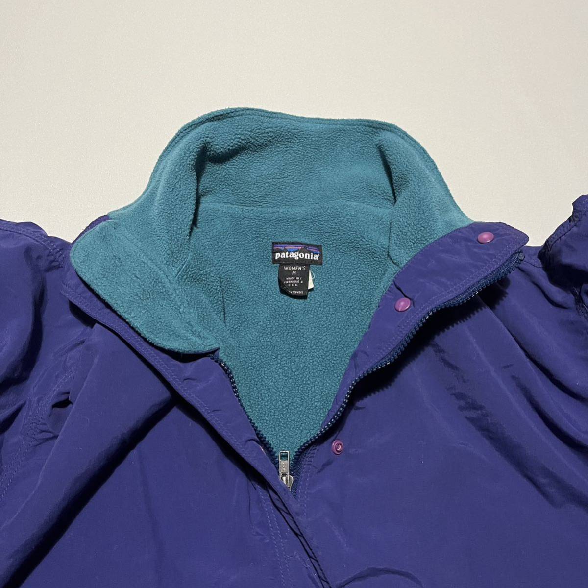 90s patagonia USA製 M 雪なし 極美品 ソフトシェル キャプリーン