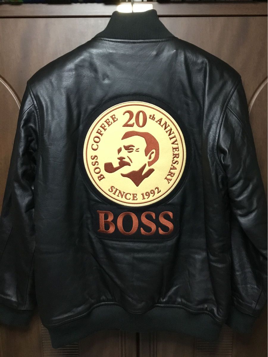 ボスジャン ボス20周年記念オールレザースタジャン 非売品 Lサイズ