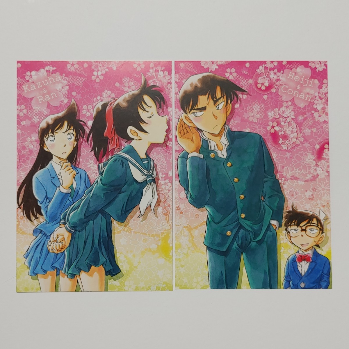 名探偵コナン から紅の恋歌 ポストカード つながるから紅の恋葉書