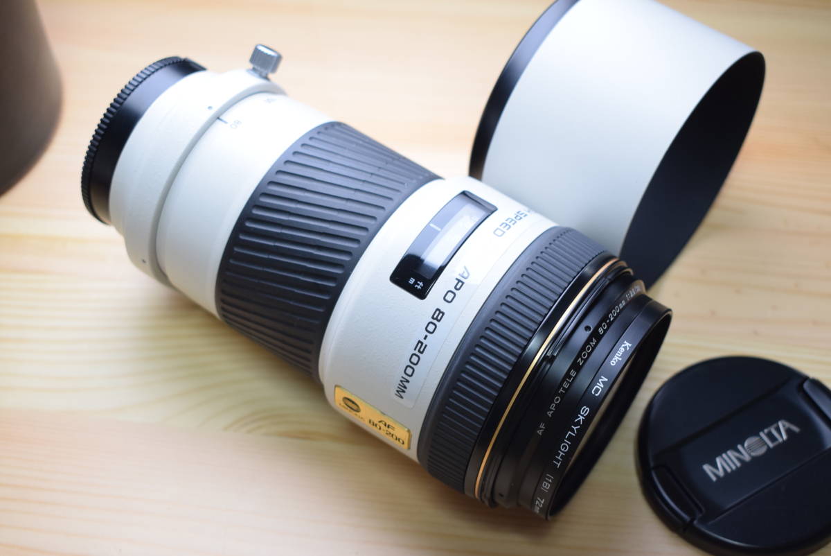 ミノルタ minolta High Speed AF Apo 80-200mm f2 8 使用極少 美品