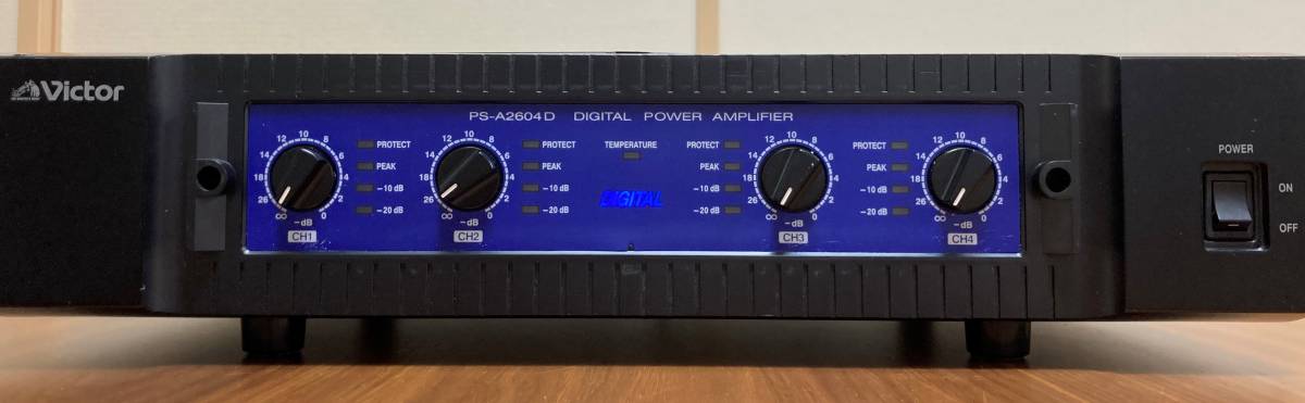 Victor PS-A2604D 4ch デジタルパワーアンプ 完動品 【公式通販】