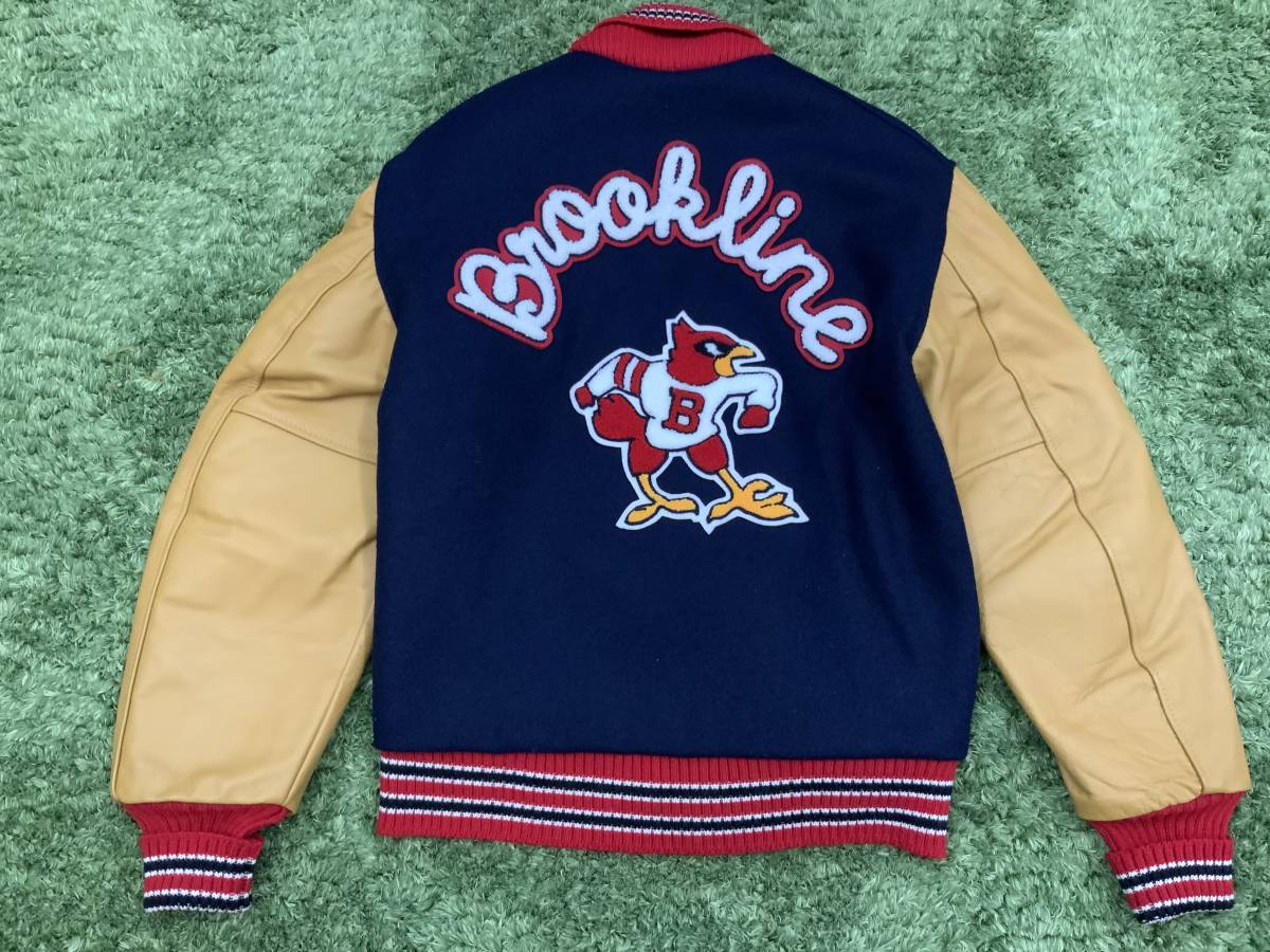 極美品 限定200着品 Champion チャンピオン アームレザー スタジャン