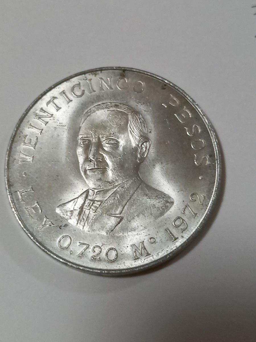 メキシコ 25ペソ 銀貨 1972年 ベニート・フアレス｜Yahoo!フリマ（旧