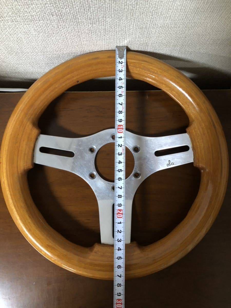 OBA 28センチ ステアリング 当時物 使用感あり OBA 28センチ