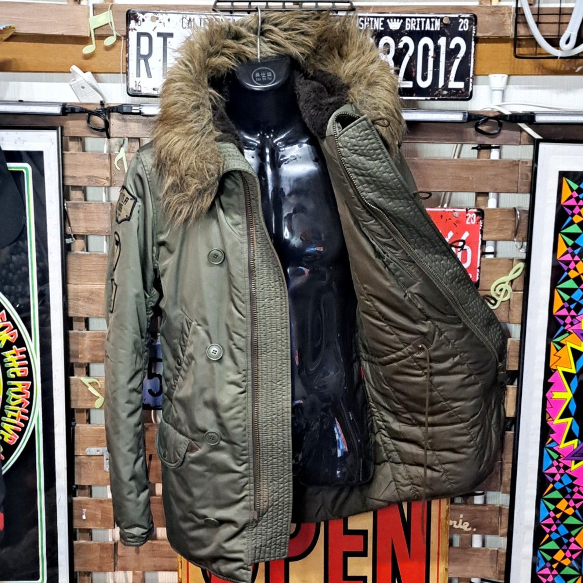 HYSTERIC GLAMOUR ヒステリックグラマー プリマロフト N-3B フライト