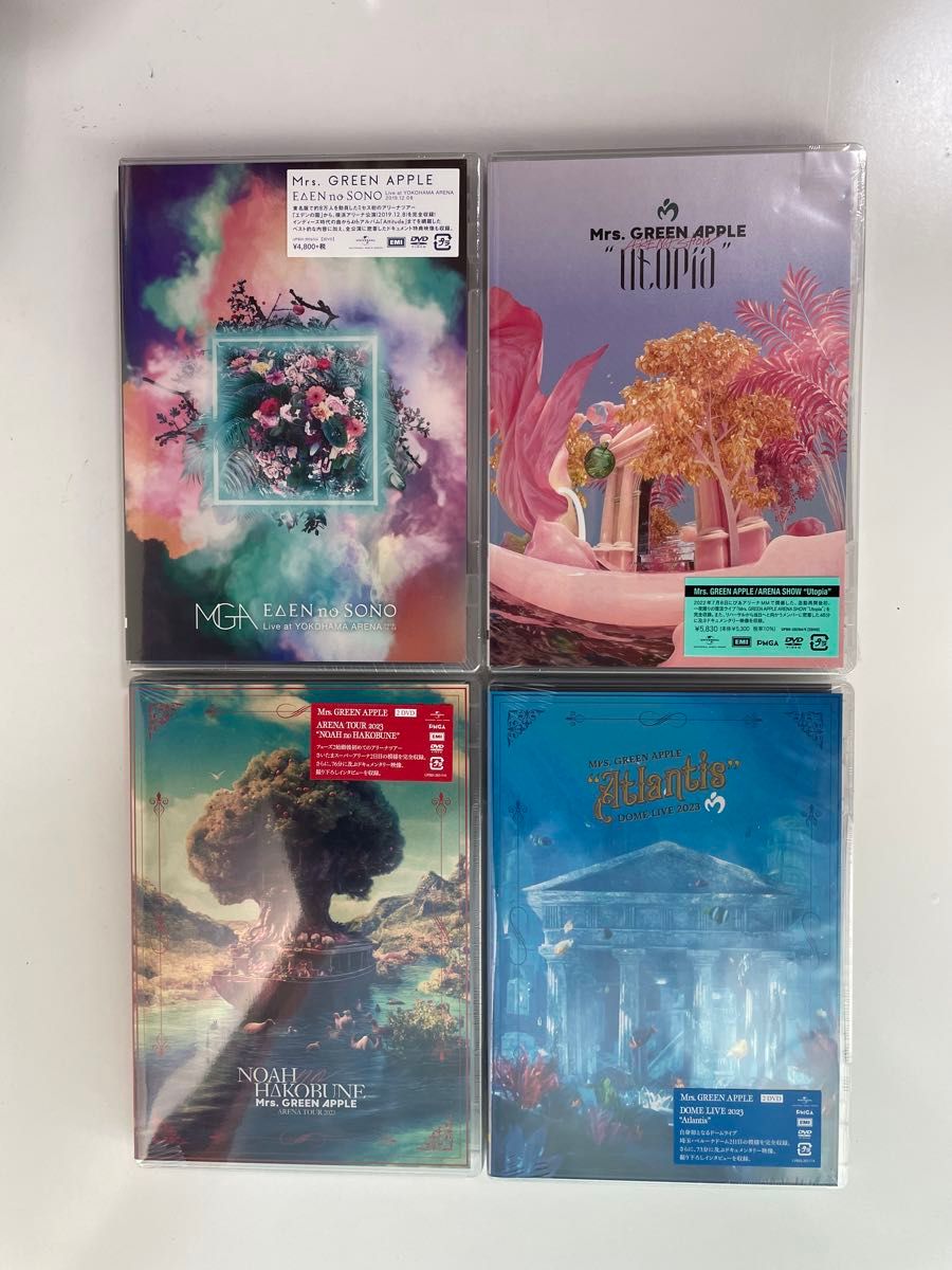 Mrs GREEN APPLE ライブ DVD 4本セット 新品未使用 未開封 通常盤